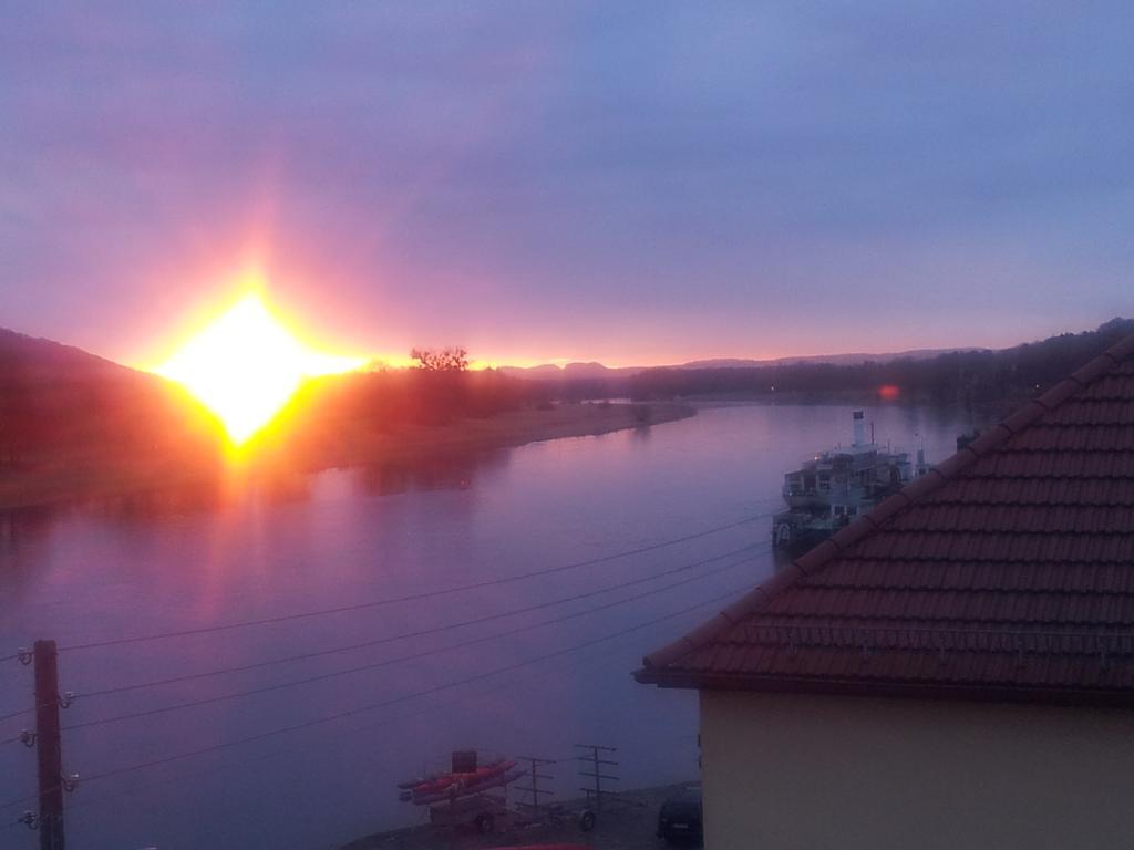 Ferienwohnung An Der Elbe Dresden Buitenkant foto