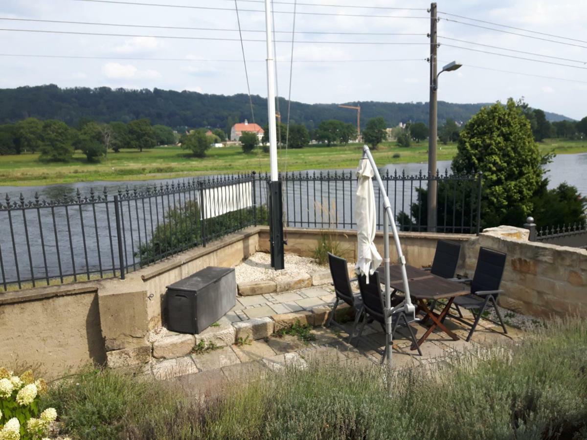 Ferienwohnung An Der Elbe Dresden Buitenkant foto